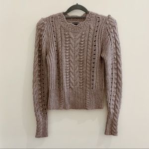 Club Monaco cable knit sweater